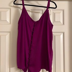 Torrid size 2 Satin Button Up Cami